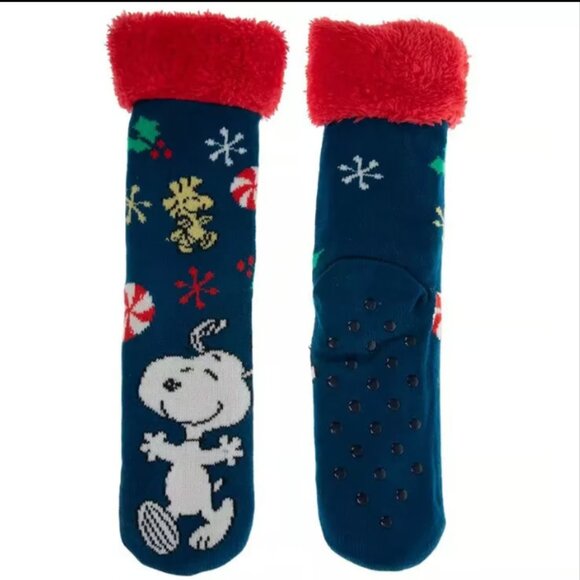 Peanuts Snoopy Slipper Socks - Picture 1 of 3